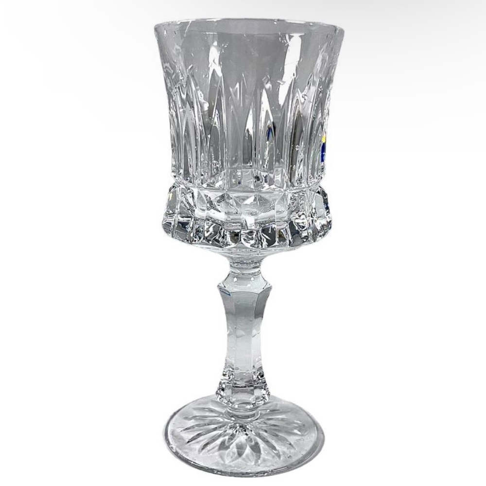 Vintage VILLEROY & BOCH set of 12 Crystal Wine Glasses - Picture 2 of 5